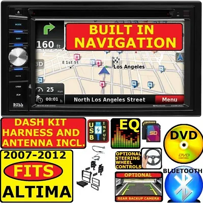 07 08 09 10 11 12 GPS NAVIGATION DVD BLUETOOTH Car Stereo Radio  • $349.99