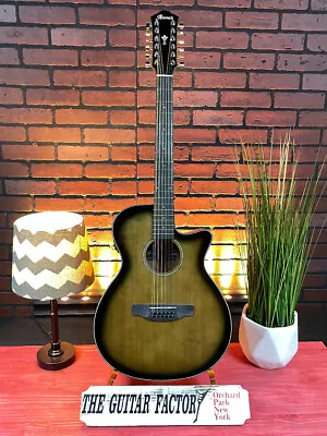 Ibanez AEG5012DVH 12-String Acoustic-Electric Guitar Dark Violin Sunburst • $224.95