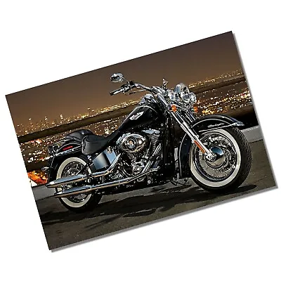 £4.49 • Buy Metal Motorbike Sign Tin Aluminium Poster Motorcycle Wall Art Night 15x10cm D1