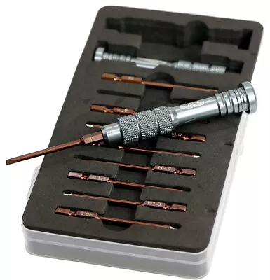 Powerhobby RC Hex Driver Tool Set Metric 0.9 1.3 1.5 2.0 2.5 3.0mm W/ 2 Handles • $24.95