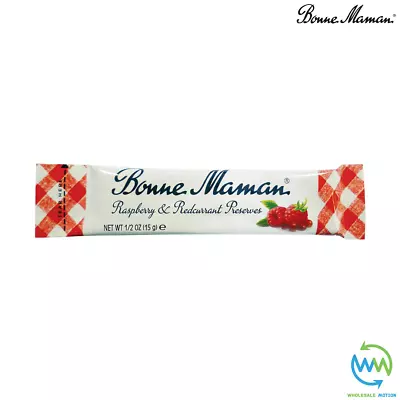 Bonne Maman RASPBERRY & REDCURRANT PRESERVE 15g Portion SACHET Single Individual • £21.99