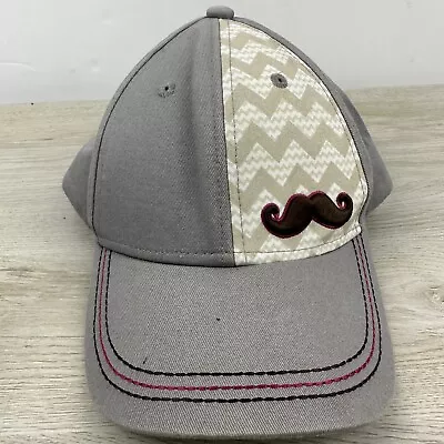 Mustache Hat Gray Adjustable Hat Adult Size Gray OSFA Adjustable Hat • $4.50