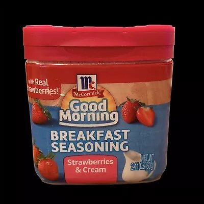 Mccormick Good Morning Breakfast Seasoning Strawberries & Cream Net Wt 2.11 Oz  • $12