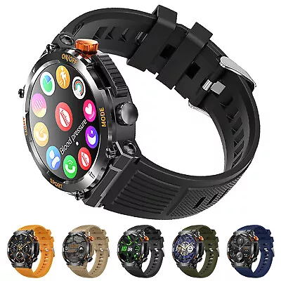 Smart Watch Compass LED Light Heart Rate Sleep Monitor For IPhone Huawei Xiaomi • $53.19