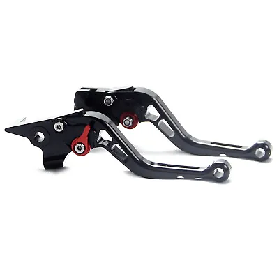 Vent Short Brake Clutch Levers For Kawasaki Z750 2004-2006 2005 Black 1920363759 • $26.12