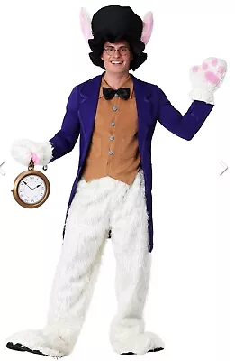 White Rabbit Costume Alice In Wonderland Adult Size Standard • $90