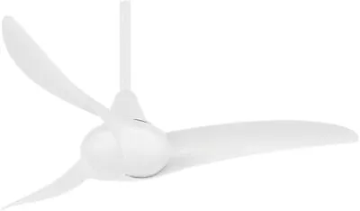  Minka-Aire F854-WH Wave 44  Ceiling Fan With Remote Control In White Finish • $165