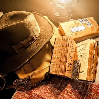 Diary Prop Replica Diary Indiana Jones Grail With Hiddenprecious Deposits Avid • $29.05