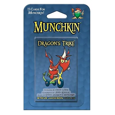 Munchkin Dragon's Trike 15 Card Game Expansion Steve Jackson Games Booster 4251 • $11.29