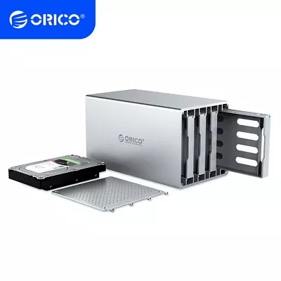 ORICO 4 Bay USB 3.0/Type C External Hard Drive Enclosure For 3.5  SATA HDD 64TB • $103.98