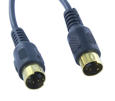 12ft Feet S-Video 4 Pin Male To Male Cord Cable For DVD HDTV Buy 2 Get 1 Free • $5.98