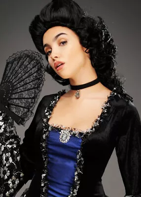 Womens Black Marie Antoinette Period Wig • £29.99