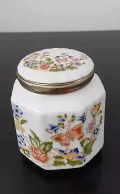 £4.99 • Buy  Aynsley Fine Bone China Cottage Garden Hinged Lidded Jar