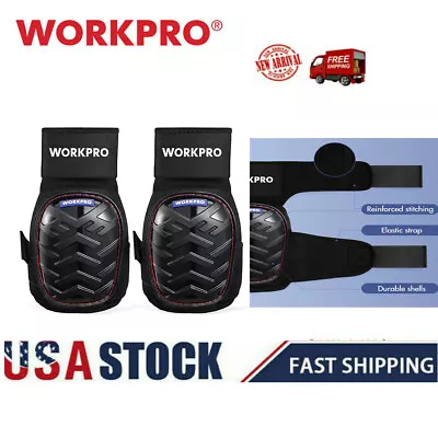 WORKPRO Gel Knee Pads With Anti-Slip Straps Ergonomic Foam Cushion For Safe Knee • $30.99