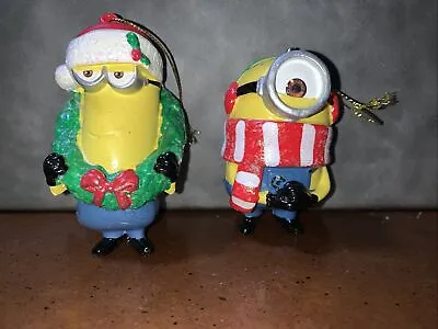 Despicable Me Minion Kevin & Stuart 2 Ornaments Universal Studios Kurt Adler • $10
