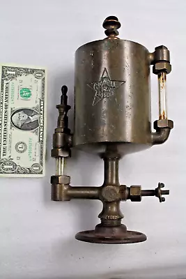 Powell 1 Quart Displacement Cylinder Lubricator Hit Miss Steam Oil Field Engine • $225