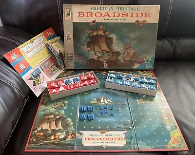 Vintage 1962 American Heritage Broadside Naval Battle Game Mostly Complete MB  • $36