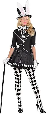 Amscan 847838-55 Black Mad Hatter Halloween Fancy Dress Costume UK Dress Size 14 • $75.05