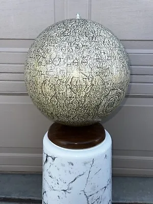 1977 - Moon Globe From Space Race - Räth Of 33cm. Original Support Bakelit • $998.98