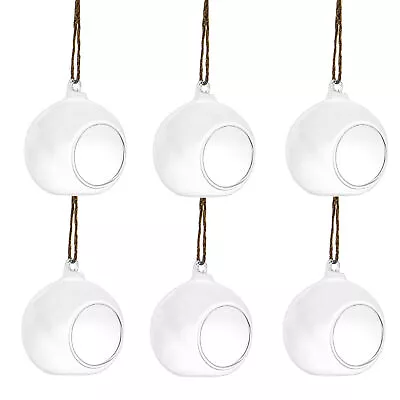 £12.99 • Buy Hanging Tealight Candle Holders Clear Glass Baubles Tealight Bauble M&W