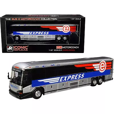 MCI D4505 Motorcoach Bus #595x Broward Express (Florida) Silver With Blue Str... • $49.96