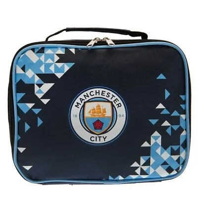 Official Manchester City FC Football Particle Lunch Bag Box BNWT • £16.99