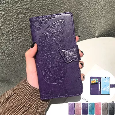 For HUAWEI P20 30Pro Y9 Prime 2019 Magnetic Leather Wallet Card Flip Case Cover • $14.89