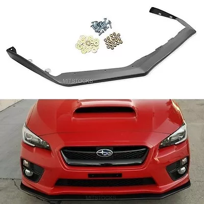 $58.88 • Buy Fit For 15-21 Subaru WRX STI V Limited JDM Front Bumper Lip Spoiler Body Kit PP