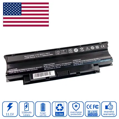 Battery For Dell Inspiron 14R N4010D158 14R 4010-D330 14R 4010-D430 14r N7110 • $21.95