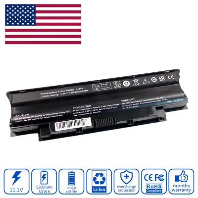 Battery For Dell Inspiron 15R N5010-258 15R 5010-D430 14R 4010-D520 15 M5040 • $21.95