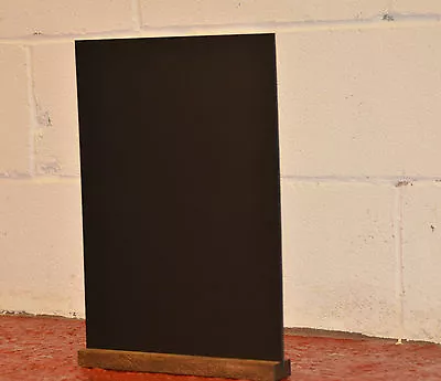 A3 Black Board With Removeable Wooden Plinth For Use With Liquid Chalk Pens • £3.99