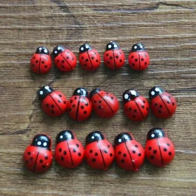 £2.44 • Buy 20pcs Mini Ladybug Fairy Garden Miniature DIY Micro P8J4 Landscape Ornament Best