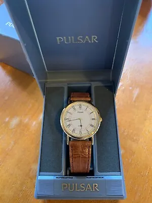 Pulsar V501-9A00 Vintage Dress Watch New Never Worn • $115