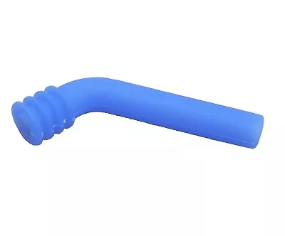 1/10 Scale RC Nitro Car Engine Exhaust Pipe Silicone End Deflector Navy Blue 8mm • £3.95