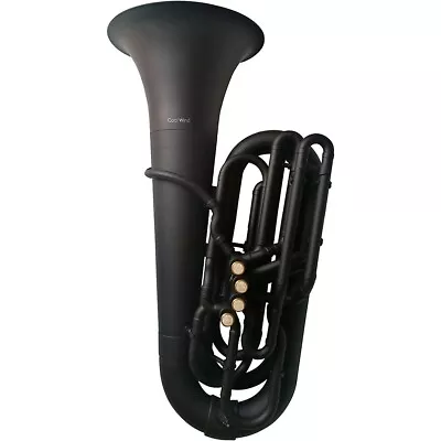 Cool Wind CTU-190BK Series 4-Valve 3/4 Plastic BBb Tuba Black • $1999