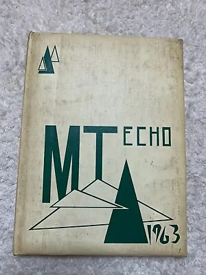 Blue Mountain High School Yearbook 1963  MT. Echo   Pennsylvania PA 63 • $99