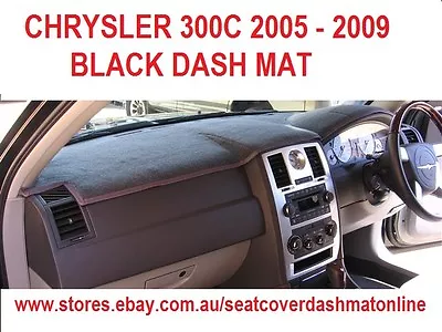  Dash Mat Dashmat Dashboard Cover Fit Chrysler 300c 2006-2010 Black • $49.99