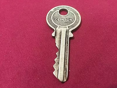 Vintage Clinton Lock Co. Cut Key - Locksmith • $50