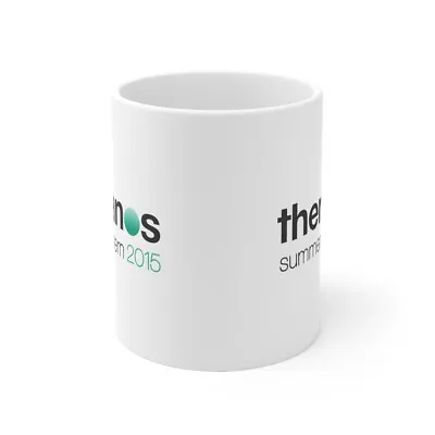 Theranos Summer Intern 2015 White Ceramic Coffee Mug 11oz Elizabeth Holmes • $18.99