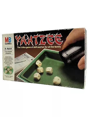 Yahtzee Dice Game 1985 MB Games Vintage • £9.95