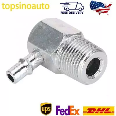 Aluminum Alloy Vacuum 3/8NPT-1/4 Fitting 90 ° Intake Manifold Vacuum Fitting • $8.58