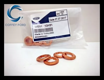 Genuine Ford PJ / PK Ranger Diesel Copper Injector Washers X 4. WE0113H51 • $18