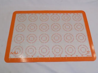 Macaron Silicone 24 Mat Miu Orange Rings Non Stick Baking Non Stick Tray Liner • $10.99