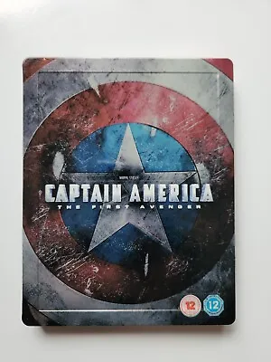 Marvel Steel Book / Steelbook Blu-Ray - Captain America The First Avenger HMV • £15