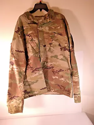 US Army Multicam Large Long Shirt Jacket MSN 8415-01-623-5553 Rip Stop Fabric • $11.90