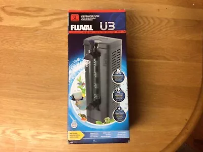 FLUVAL U3 UNDERWATER  INTERNAL AQUARIUM FISH TANK POWER FILTER Lightly Used • £29.18