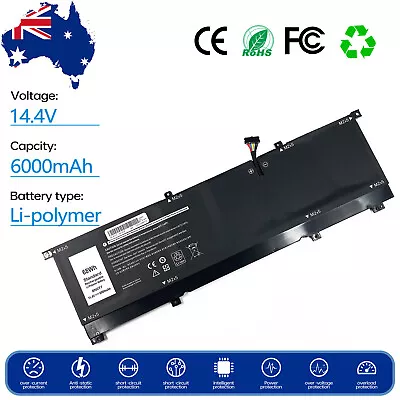 8N0T7 Laptop Battery For Dell XPS 15 0P73F P73Fh 15-9575 D2605TS 15 5530 P73F001 • $74.92