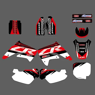 Team Graphics Backgrounds Decals Kit For Honda CR 85R CR85R 2003-2010 2011 2012 • $47.49