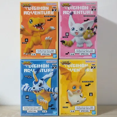 Digimon DXF ADVENTURE ARCHIVES SPECIAL Figure Agumon Gabumon Tailmon Patamon Set • $62