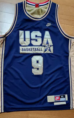 NEW! 1992 Dream Team USA #9 Michael Jordan Jersey Size XL Rare Basketball • $98.91